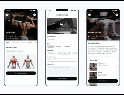 I will design a modern fitness mobile app UI that helps users track workouts, view exercises, and stay motivated with a clean and engaging interface.