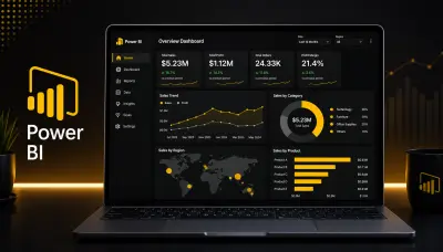 سأقوم بتحليل بياناتك وأصمم لوحة معلومات تفاعليه واحترافيه باستخدام Power Bi