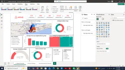سأقوم بتحليل البيانات وإنشاء لوحة معلومات تفاعلية باستخدام power BI