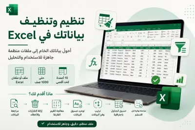التعامل مع مصادر البيانات باستخدام MS Excel