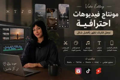 مونتاج فيديو احترافي للسوشيال ميديا | Reels - TikTok - Shorts