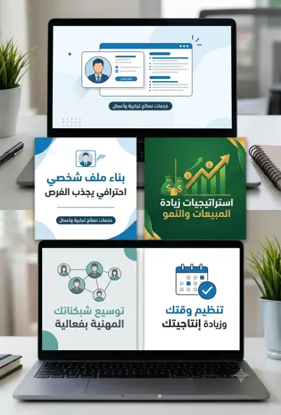 أعمال ومساعدات (أو تسويق رقمي)