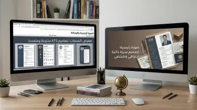 كتابة وتصميم سيرة ذاتية احترافية ATS متوافقة مع معايير التوظيف