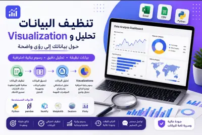 تنظيف وتحليل البيانات وإنشاء رسوم بيانية احترافية باستخدام Python