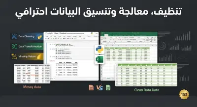 تنظيف، معالجة، وتنسيق البيانات باستخدام Python و Excel