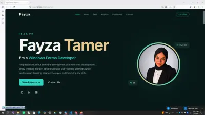 سأقدم تصميم وتطوير Portfolio Website احترافي وعصري وتفاعلي يعكس هوية العميل ويعرض مهاراته ومشاريعه بشكل جذاب ومنظم، مع تصميم Responsive مناسب لجميع الأجهزة وتجربة مستخدم سلسة.