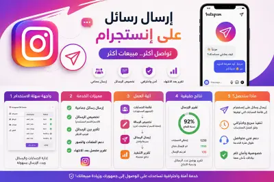 ارسال رسائل علي انستجرام لعملاء مهتمين