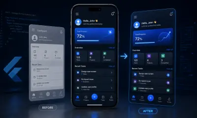 تحسين واجهة مستخدم في تطبيق Flutter