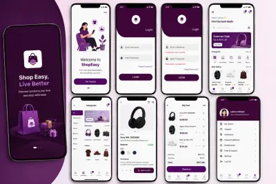 سأحول تصميم Figma أو XD إلى واجهة Flutter احترافية ومتجاوبة