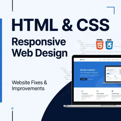 سأقوم بتعديل وتنسيق صفحه HTML وCSS وجعلها متجاوبة مع جميع الشاشات.