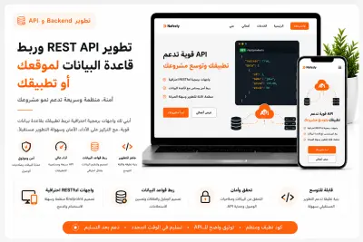 تطوير REST API وربط قاعدة البيانات لموقعك أو تطبيقك