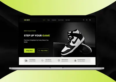 سأصمم لك متجر إلكتروني احترافي ومتجاوب UI UX باستخدام Figma