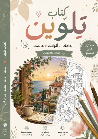 كتاب تلوين لجميع الفئات العمرية
