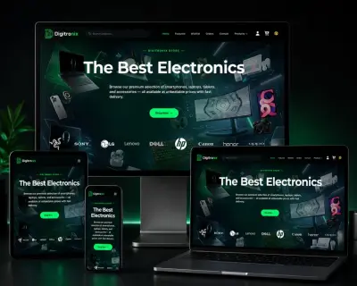 قالب متجر إلكتروني متكامل — Full Stack E-Commerce