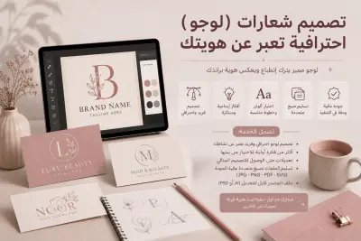 تصميم شعار (Logo) احترافي ومميز يعبر عن هوية مشروعك ب 5$ فقط !