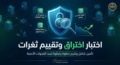 اختبار اختراق وتقييم ثغرات المواقع والسيرفرات مع تقرير أمني شامل