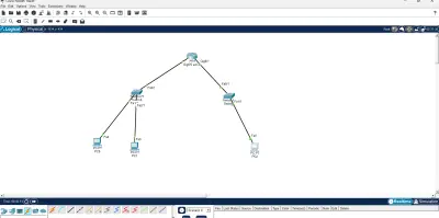 سأقوم بتصميم ومحاكاة شبكة باستخدام Cisco Packet Tracer