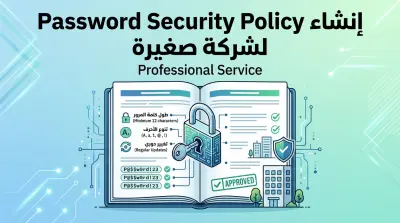 إنشاء Password Security Policy لشركة صغيرة