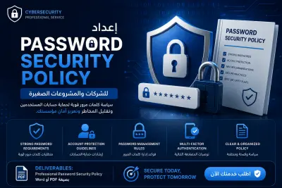 إعداد Password Security Policy للشركات والمشروعات الصغيرة