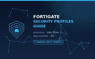 سأعد لك دليلًا شاملًا عن Security Profiles في Fortigate