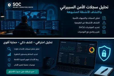 تحليل سجلات الأمن السيبراني واكتشاف الأنشطة المشبوهة