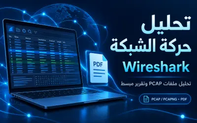 تحليل ملف حركة شبكة PCAP باستخدام Wireshark وتقديم تقرير بالاتصالات والبروتوكولات