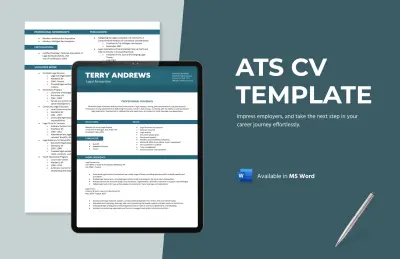تصميم وتنسيق السيرة الذاتية CV باحترافية واجتياز أنظمة الفرز الآلي ATS