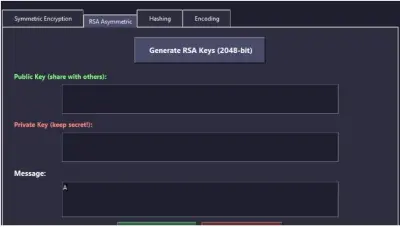 تطوير أداة تشفير وحماية بيانات باستخدام تقنيات Cryptography