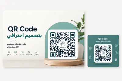 تصميم QR Code احترافي ومخصص لمختلف الاستخدامات