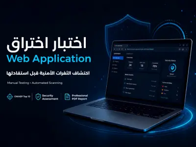 اختبار اختراق وتأمين Web Application واكتشاف الثغرات الأمنية مع تقرير احترافي