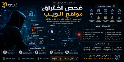فحص واختبار اختراق مواقع وتطبيقات الويب (Penetration Testing) وتحديد الثغرات مع تقرير احترافي.