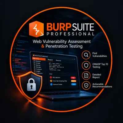 فحص أمان المواقع واكتشاف الثغرات باستخدام Burp Suite Professional