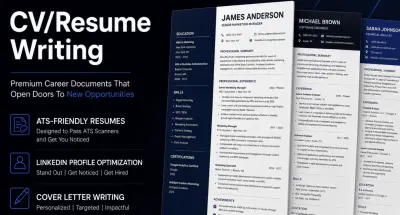 كتابة وتصميم سيرة ذاتية (CV) احترافية متوافقة مع نظام ATS