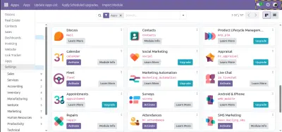 تخصيص وتطوير نظام Odoo ERP (إنشاء وتعديل Modules وواجهات النظام)