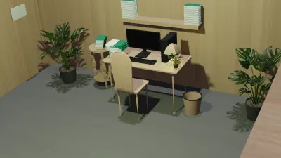 تصميم مجسمات 3D احترافية للألعاب والمنتجات والغرف الداخلية