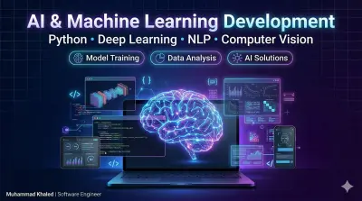 تطوير نموذج ذكاء اصطناعي (ML / DL / NLP / Image Processing)
