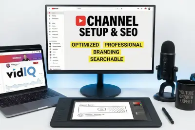 إعداد وتحسين قناتك على يوتيوب لتحسين محركات البحث والنمو العضوي